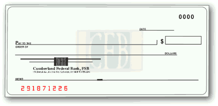 Check with Routing Number